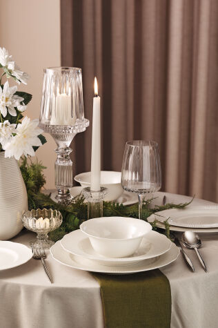 Kütahya Porselen Bone İlay 36 Parça 8 Kişilik Yemek Takımı - Kütahya Porselen