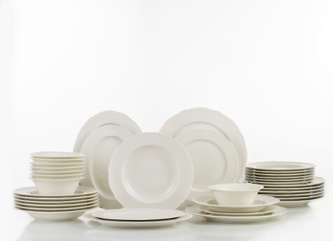 Kütahya Porselen Bone İlay 36 Parça 8 Kişilik Yemek Takımı - Kütahya Porselen