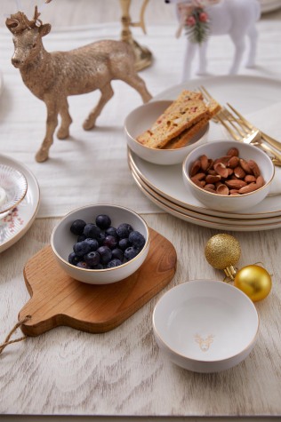 Kütahya Porselen Bone Joy 4 Parça 10 Cm Kase Seti - Kütahya Porselen