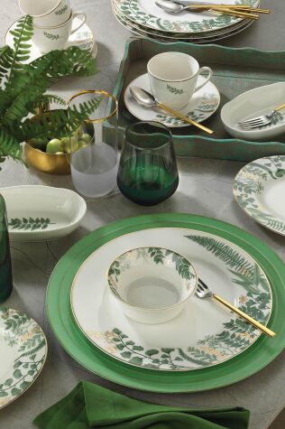 Kütahya Porselen Bone Kalipso 28 Parça 6 Kişilik Kahvaltı Takımı 11398 - Kütahya Porselen