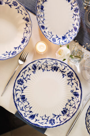 Kütahya Porselen Bone Luz Form 27 Parça 6 Kişilik Yemek Takımı Derun - Kütahya Porselen