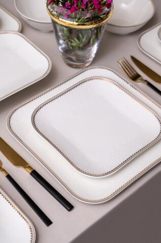 Kütahya Porselen Bone Minas 26 Parça Yemek Takımı 12627A - Kütahya Porselen