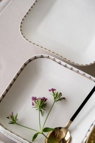 Kütahya Porselen Bone Minas 26 Parça Yemek Takımı 12636 - Kütahya Porselen