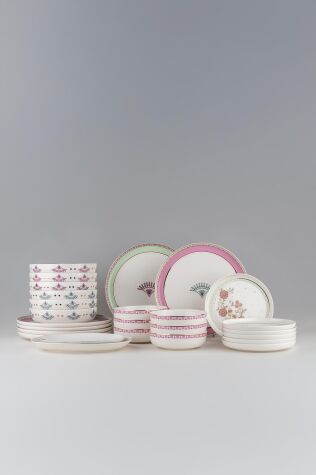 Kütahya Porselen Bone Moderna 26 Parça 6 Kişilik Yemek Takımı Chirpy - Kütahya Porselen