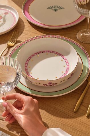 Kütahya Porselen Bone Moderna 26 Parça 6 Kişilik Yemek Takımı Chirpy - Kütahya Porselen