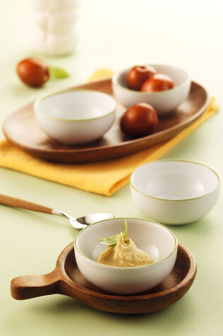 Kütahya Porselen Bone Multi Bellis 4 Parça 8 Cm Kase - Kütahya Porselen