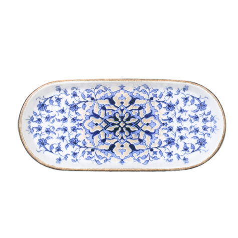 Kütahya Porselen Bone Nordic 14cm. Kayık Tabak Dg-859 Kratos - Kütahya Porselen