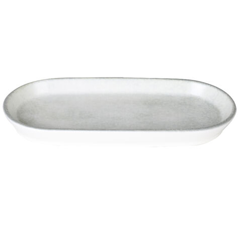 Kütahya Porselen Bone Nordic 21cm. Kayık Tabak Dg-868 Kratos - Kütahya Porselen