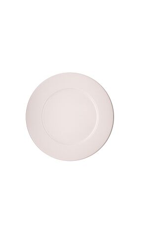 Kütahya Porselen Bone Pera Banquet 21cm. Düz Tabak Dekorsuz - Kütahya Porselen