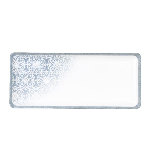 Kütahya Porselen Bone Tan 30X22cm. Düz Tabak Mat Dg-860 Kratos - Kütahya Porselen