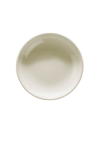 Kütahya Porselen Bone Teos 21cm. Çukur Tabak Dekorsuz - Kütahya Porselen
