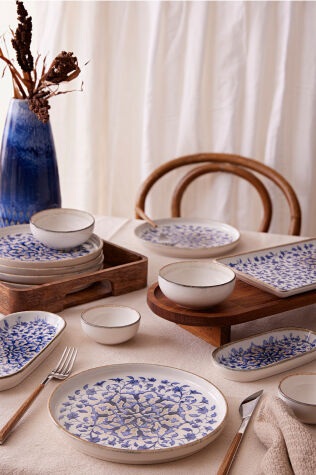 Kütahya Porselen Bone Tile Legacy 15 Parça 6 Kişilik Kahvaltı Takımı - Kütahya Porselen