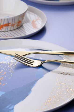 Kütahya Porselen Bone V-Form 26 Parça 6 Kişilik Yemek Takımı 11704 - Kütahya Porselen