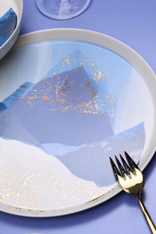 Kütahya Porselen Bone V-Form 26 Parça 6 Kişilik Yemek Takımı 11704 - Kütahya Porselen