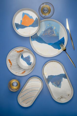 Kütahya Porselen Bone V-Form 26 Parça 6 Kişilik Yemek Takımı 11704 - Kütahya Porselen