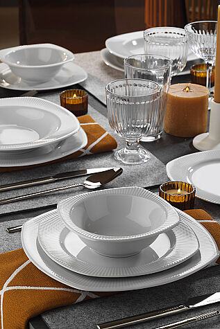 Kütahya Porselen Çisil 24 Parça 6 Kişilik Yemek Takımı - Kütahya Porselen