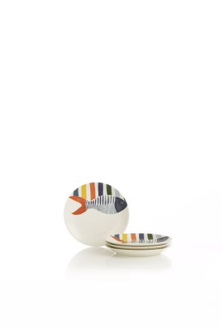 Kütahya Porselen Coastal Living 4 Parça 20 Cm Pasta Tabağı - Kütahya Porselen