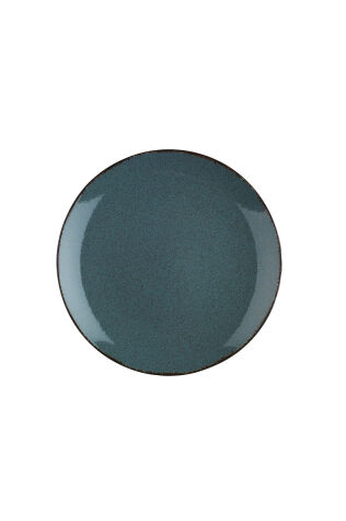 Kütahya Porselen Colorx Eo 21 Cm Düz Tabak Pearl Mavi P01 - Kütahya Porselen