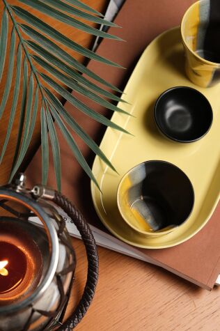 Kütahya Porselen Crash 2 Kişilik 4 Parça Kahve Seti - Kütahya Porselen