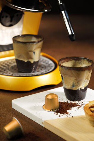 Kütahya Porselen Crash 2 Parça Kahve Fincan Seti 140 Cc Brown - Kütahya Porselen