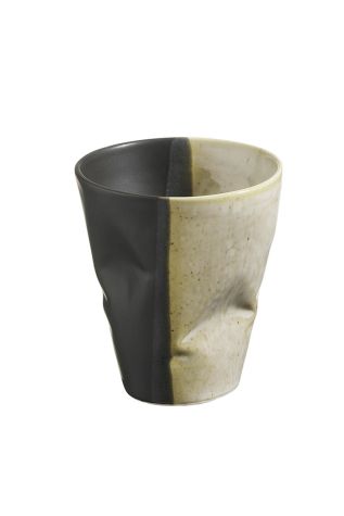 Kütahya Porselen Crash 2'li Mug Seti Siyah/Kahve - Thumbnail (1)