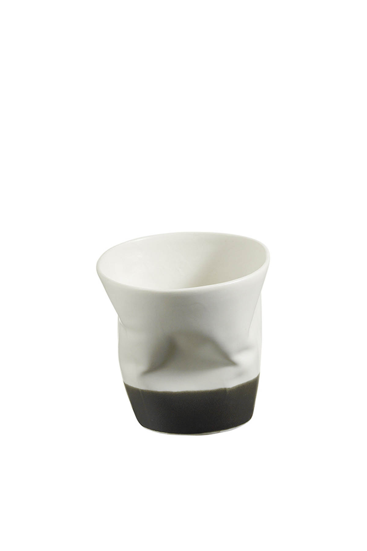 Kütahya Porselen Crash 3 Kişilik Kahve Seti Krem/Siyah