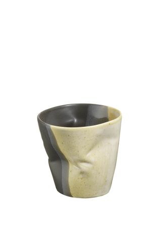 Kütahya Porselen - Kütahya Porselen Crash 3'lü Kahve Seti Siyah/ Kahve