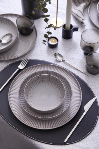 Kütahya Porselen Crest 18 Parça 6 Kişilik Yemek Takımı İona - Kütahya Porselen