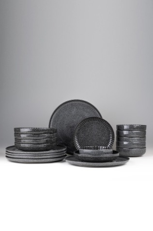 Kütahya Porselen Crest 18 Parça 6 Kişilik Yemek Takımı Piano - Kütahya Porselen