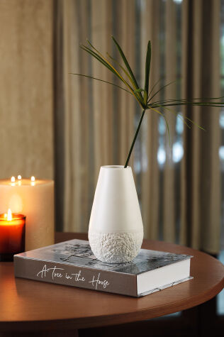 Kütahya Porselen Doğa 17 Cm Vazo - Kütahya Porselen