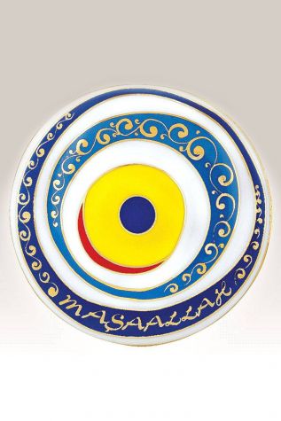 Kütahya Porselen Nazarlık 10 cm Dekor no 382 - Kütahya Porselen