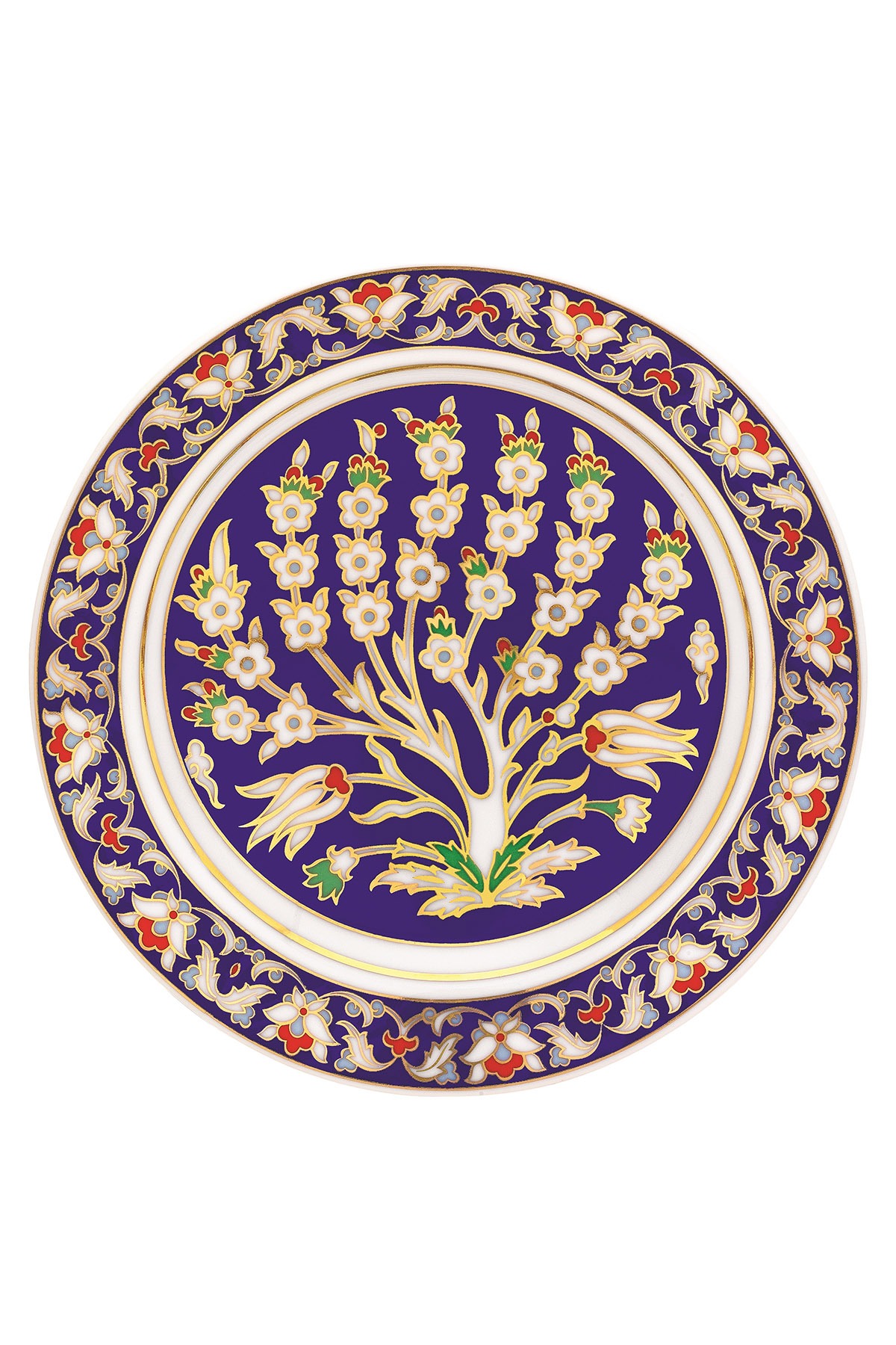 Kütahya Porselen Lenger 25 Cm Duvar Tabağı Dekor No 3218 Duvar Tabağı