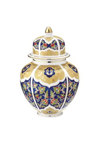 Kütahya Porselen Kapaklı Küp Dekor No:3880 - Kütahya Porselen