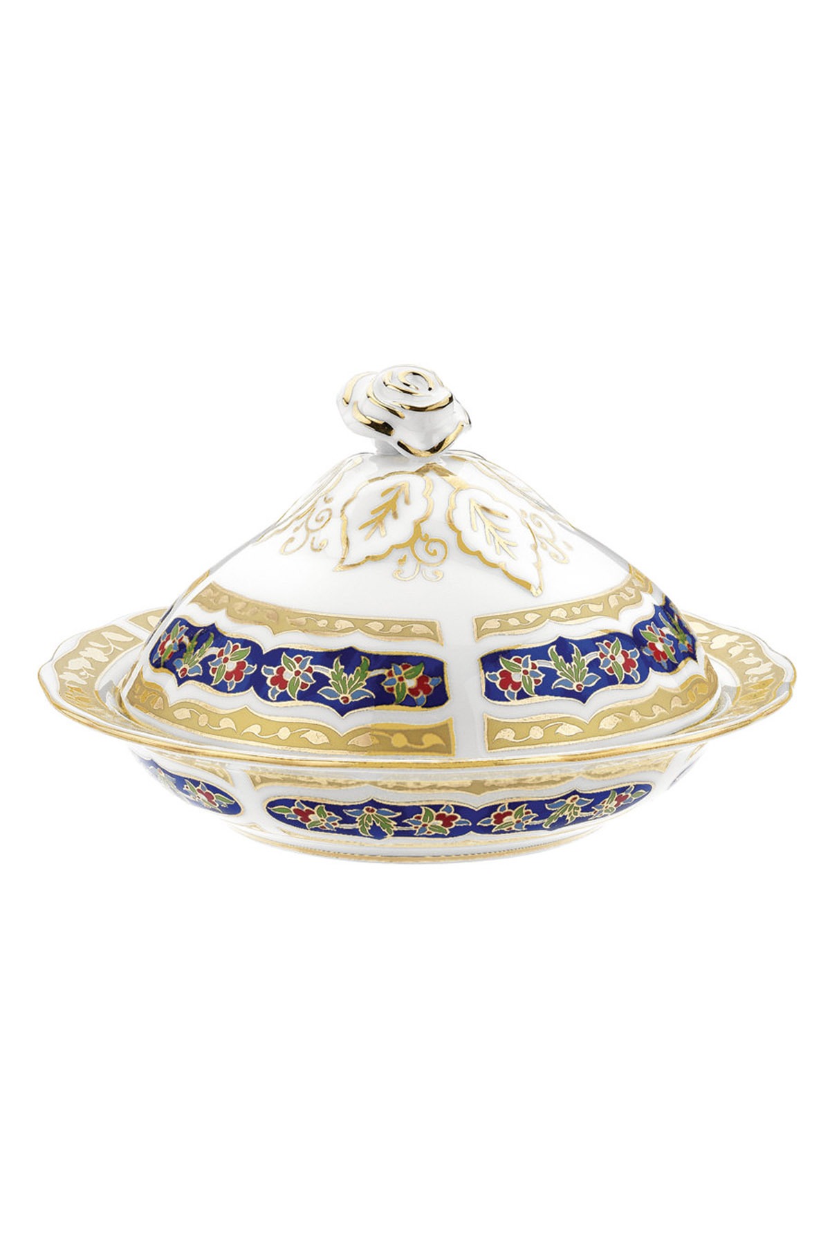 Kütahya Porselen Sultan Şekerlik 20 cm Dekor No:3880 - 1