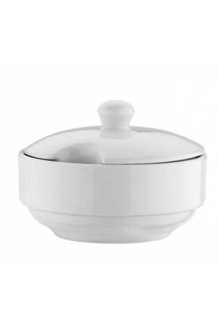 Kütahya Porselen Ent Otel 10cm. Kapaklı Joker Kase - Kütahya Porselen