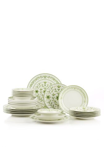 Kütahya Porselen Flora 24 Parça 6 Kişilik Yemek Takımı - Kütahya Porselen