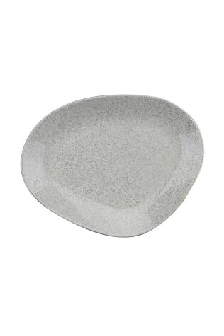 Kütahya Porselen Galaxy 30 Cm Düz Tabak Mix Granül Krem - Kütahya Porselen