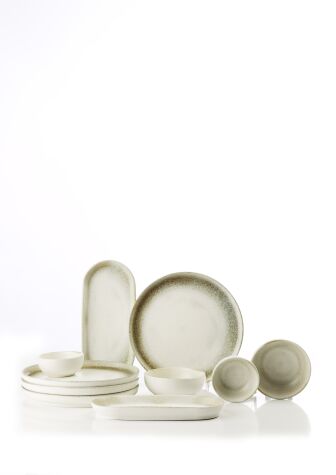 Kütahya Porselen Grow 10 Parça 4 Kişilik Kahvaltı Takımı - Kütahya Porselen