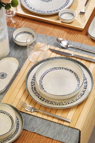 Kütahya Porselen Hane 30 Parça 6 Kişilik Yemek Takımı - Kütahya Porselen