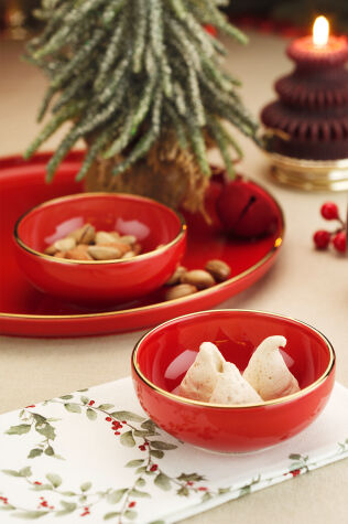 Kütahya Porselen Holyday 2 Parça 10 Cm Kase Kırmızı - Kütahya Porselen