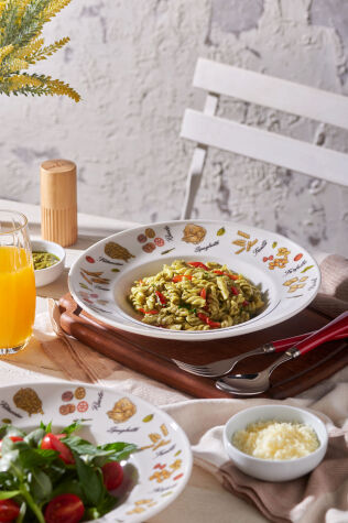 Kütahya Porselen Home Chef 2 Parça 27 Cm Makarna Tabağı Beyaz - Kütahya Porselen