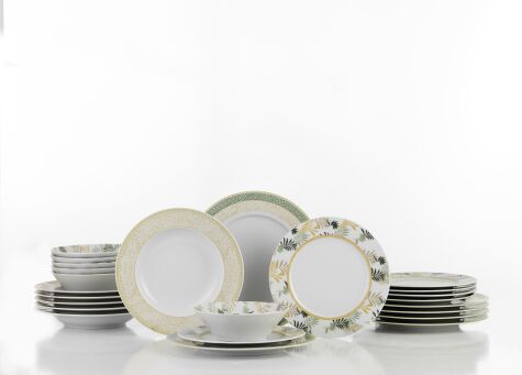 Kütahya Porselen Island Glow 24 Parça 6 Kişilik Yemek Takımı - Kütahya Porselen