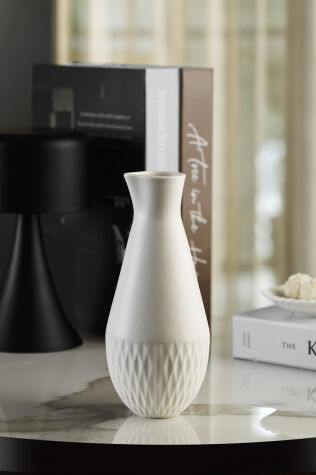 Kütahya Porselen Kristal 20 Cm Vazo - Kütahya Porselen