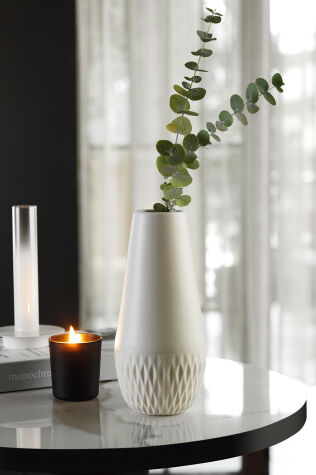 Kütahya Porselen Kristal 26 Cm Vazo - Kütahya Porselen