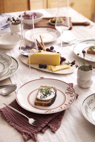 Kütahya Porselen La Dolce Vita 24 Parça 6 Kişilik Yemek Takımı - Kütahya Porselen