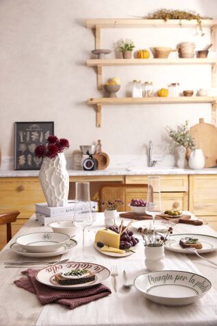 Kütahya Porselen La Dolce Vita 24 Parça 6 Kişilik Yemek Takımı - Kütahya Porselen