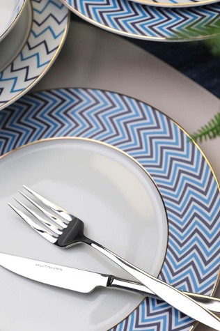 Kütahya Porselen Leonberg 24 Parça 6 Kişilik Yemek Takımı 12578 - Kütahya Porselen