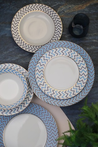 Kütahya Porselen Leonberg 24 Parça 6 Kişilik Yemek Takımı 12578 - Kütahya Porselen