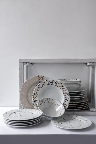 Kütahya Porselen Leonberg 24 Parça 6 Kişilik Yemek Takımı 885692 - Kütahya Porselen