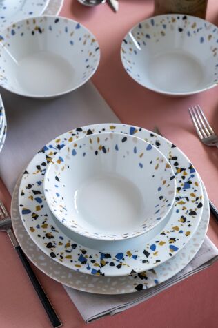 Kütahya Porselen Leonberg 24 Parça 6 Kişilik Yemek Takımı 885692 - Kütahya Porselen